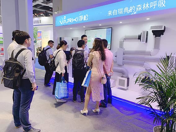 2019上海國(guó)際空氣新風(fēng)展，凈松攜新風(fēng)新科技大放異彩